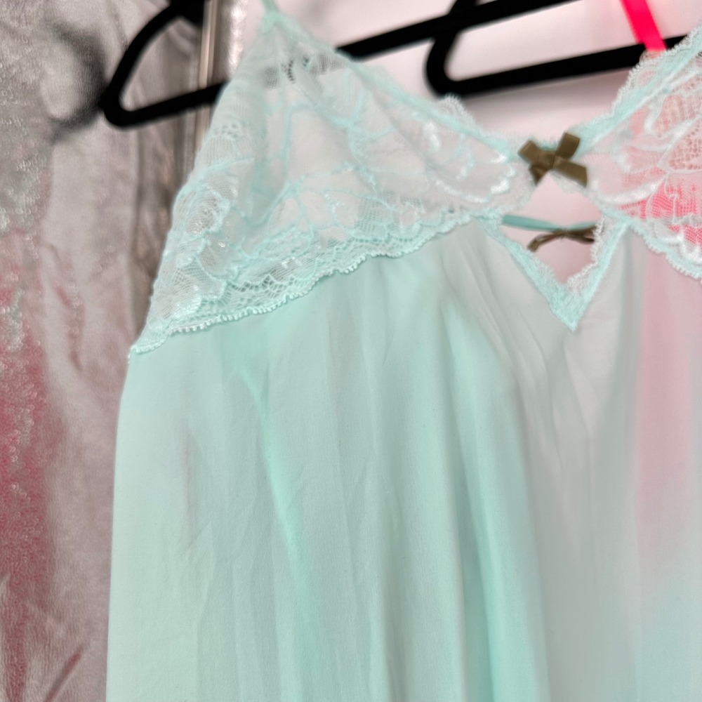 Victoria's Secret Satin Lace Cami Mini Lingerie Dresses 5 PC Bright Vibrant  L - Picture 5 of 11